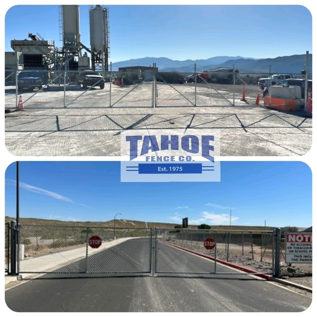 Our crews just replaced a 31-foot, double-swing gate out there also.

And Tahoe recently completed this install of a 50-foot, double cantilever gate setup in Mound House (Lyon County.)

