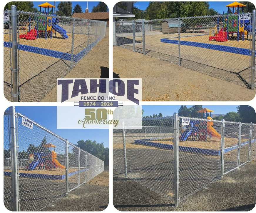 Thank You for Voting Tahoe Fence was fortunate enough to be voted as one of the best fence companies again by the "'Nevada Appeal' Best of Carson City 2024." Tahoe Fence is also the only fence company to be voted as one of the best by the "'Nevada Appeal' Best of Carson City" every year since 2009! Thank you to all who continue to vote for us. We are honored and deeply grateful. Pictured: New Playground Fences at Two Carson Area Elementary Schools Installed by Tahoe's Crews (2024.)